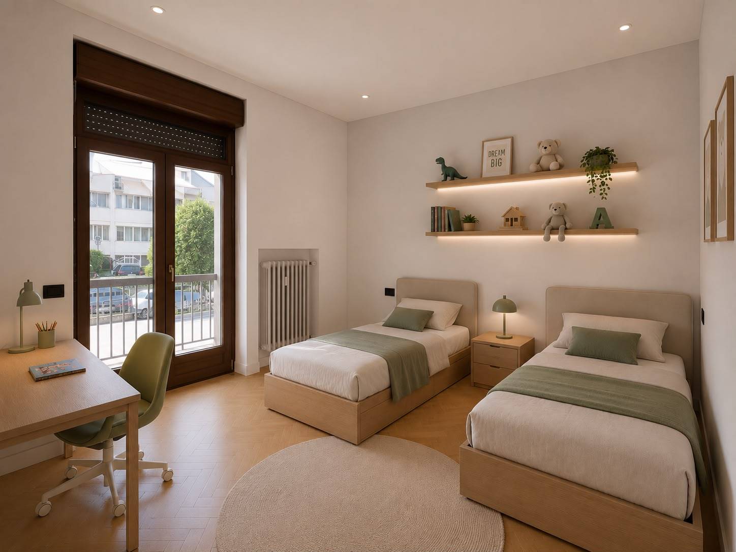 Quartiere Carducci: Grande, NUOVO, Trilocale con cantina e posto auto. Luminosissimo