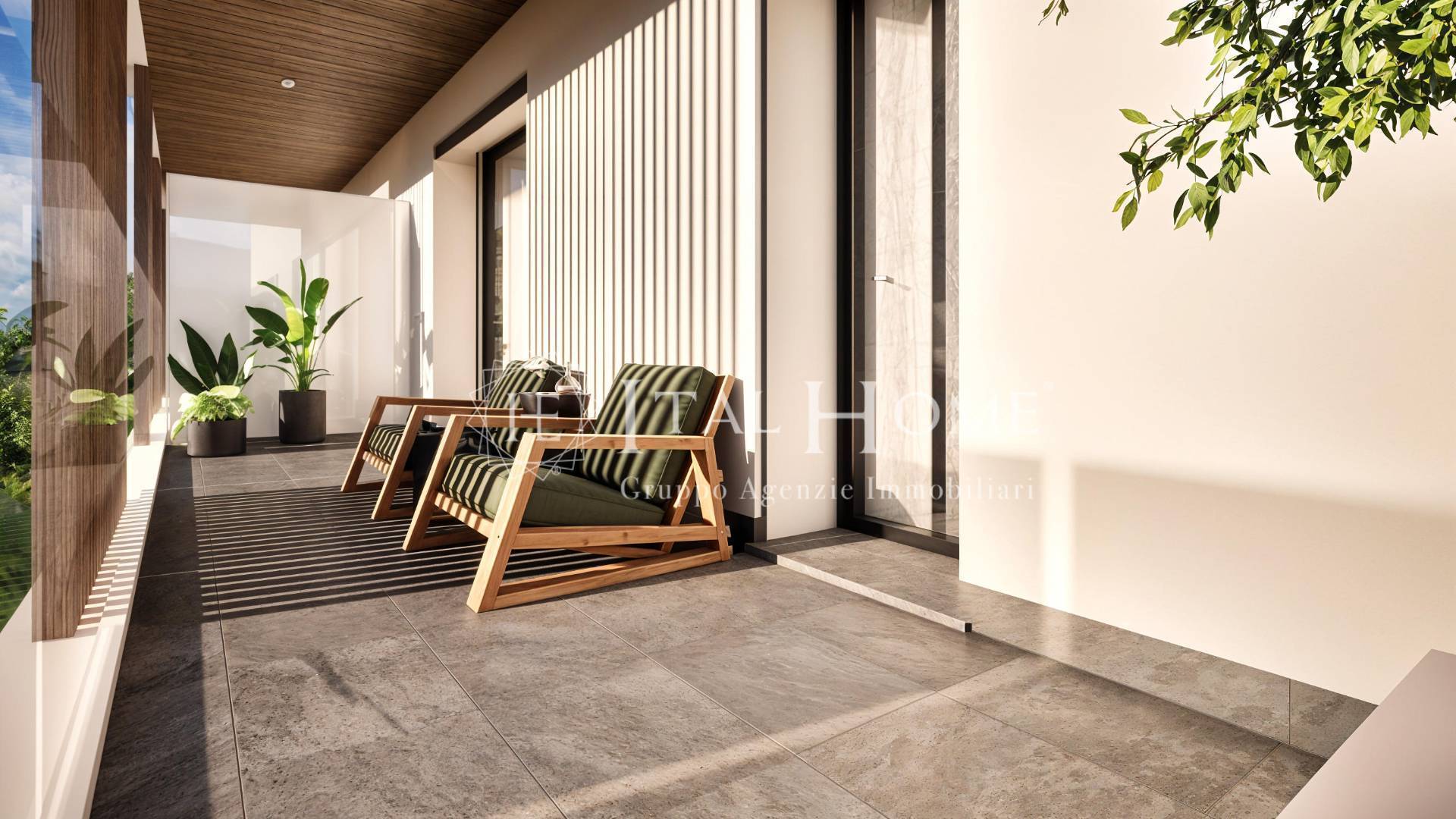 La meravigliosa "RESIDENZA PIATTI 12", in C.E. A4 - Nuovo, Grande Bilocale con Terrazza di 17mq, Esposto a Sud/Est.