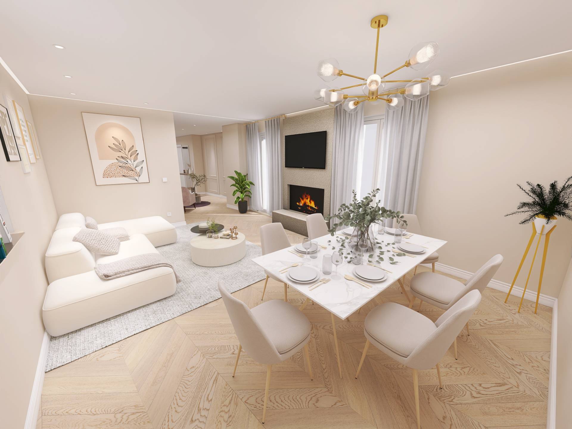 Via XX Settembre: Nuovo Trilocale, tutto su un piano, con balcone e Terrazza, combinazione di modernità e storia