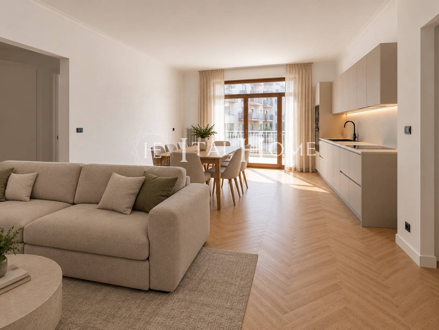 Quartiere Carducci: Grande, NUOVO, Trilocale con cantina e posto auto. Luminosissimo