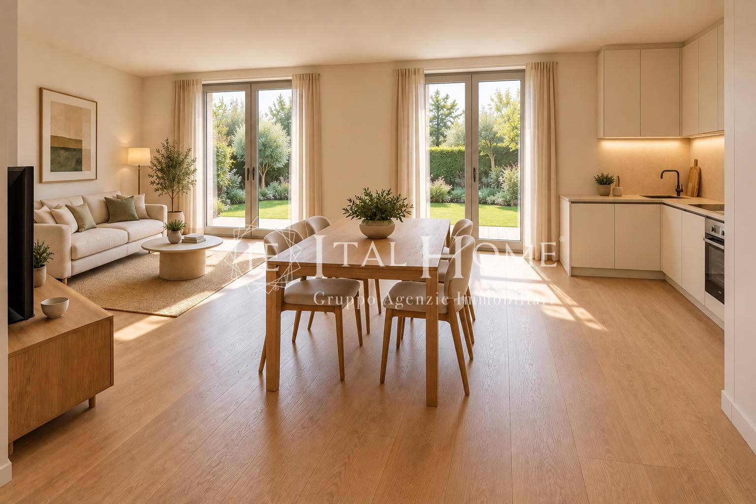 Nuovo Trilocale in Villa Liberty con Doppi Servizi, Giardino Privato e Box Doppio